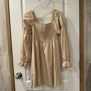 Elegant Beige Dress